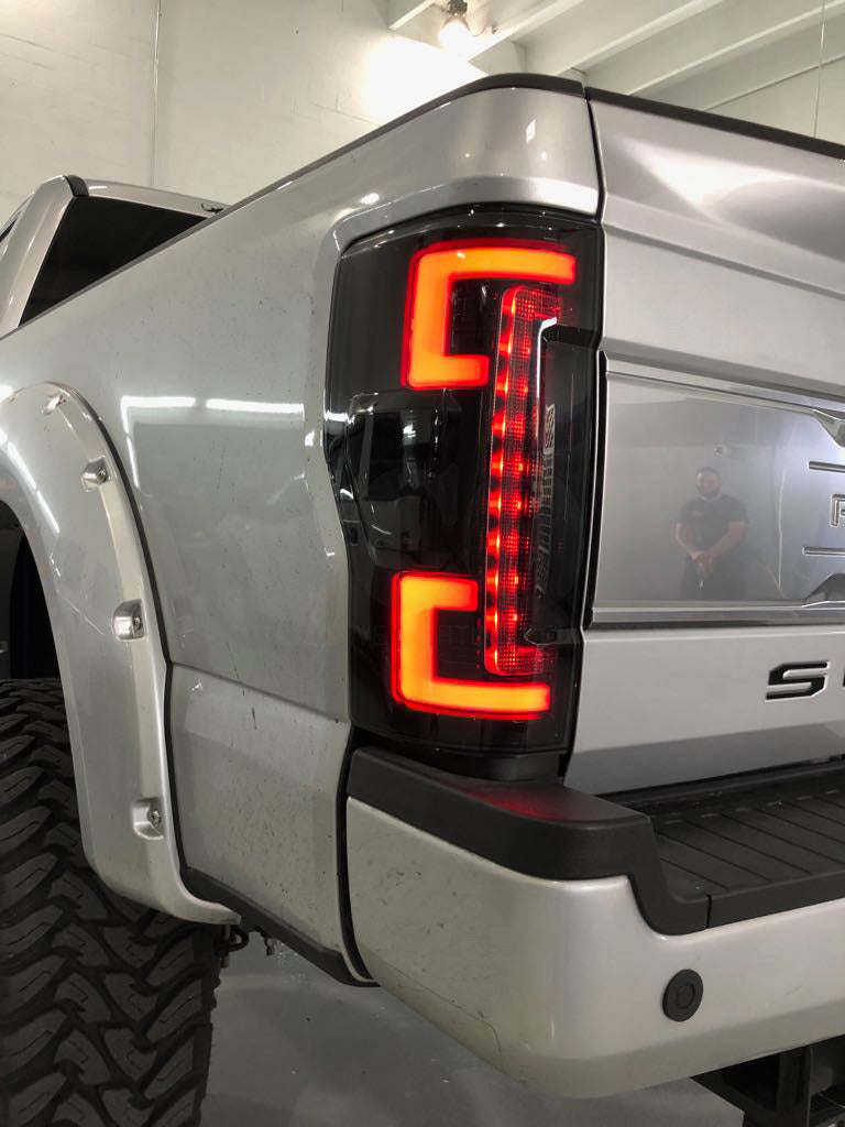 Ford Super Duty 17-19 Ultra Bright OLED Tail Lights (Replaces Factory/OEM LED) - Multiple Lens