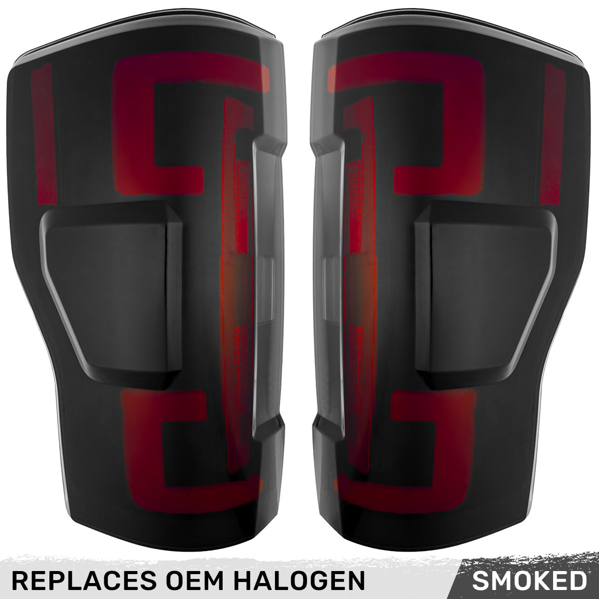 Ford Super Duty 17-19 Ultra Bright OLED Tail Lights (Replaces Factory/OEM Halogen) - Multiple Lens