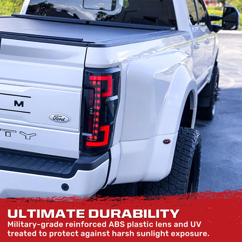 Ford Super Duty 17-19 Ultra Bright OLED Tail Lights (Replaces Factory/OEM Halogen) - Multiple Lens