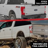 Ford Super Duty 17-19 Ultra Bright OLED Tail Lights (Replaces Factory/OEM Halogen) - Multiple Lens