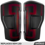 Ford Super Duty 17-19 Ultra Bright OLED Tail Lights (Replaces Factory/OEM LED) - Multiple Lens