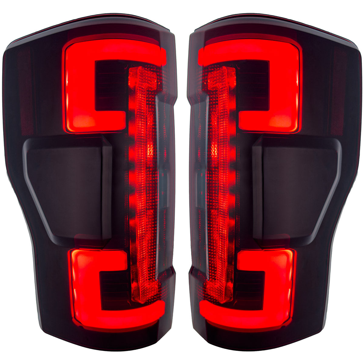 Ford Super Duty 17-19 Ultra Bright OLED Tail Lights (Replaces Factory/OEM LED) - Multiple Lens