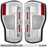 Ford Super Duty 17-19 Ultra Bright OLED Tail Lights (Replaces Factory/OEM LED) - Multiple Lens