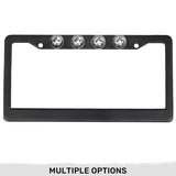 Universal Aluminum Standard U.S License Plate Frame with 4 XML CREE LED Reverse Lights - Multiple Options