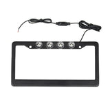 Universal Aluminum Standard U.S License Plate Frame with 4 XML CREE LED Reverse Lights - Multiple Options