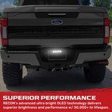 Universal Aluminum Standard U.S License Plate Frame with 4 XML CREE LED Reverse Lights - Multiple Options