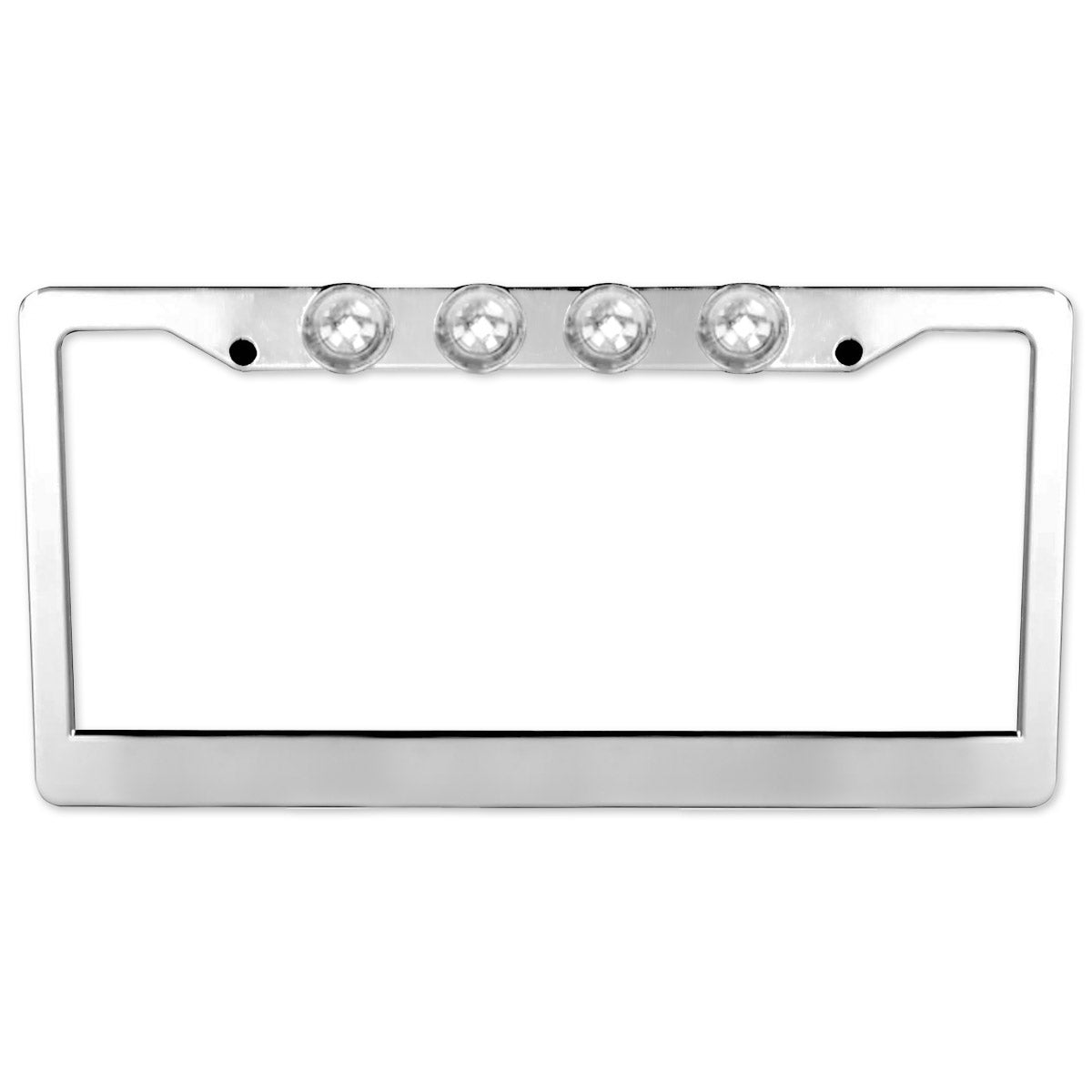Universal Aluminum Standard U.S License Plate Frame with 4 XML CREE LED Reverse Lights - Multiple Options