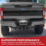 Universal Aluminum Standard U.S License Plate Frame with 4 XML CREE LED Reverse Lights - Multiple Options