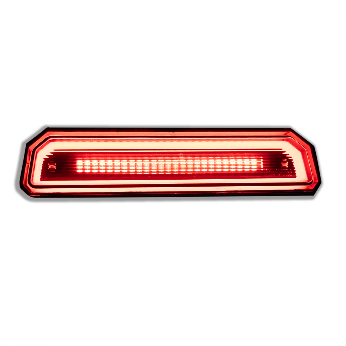 Jeep Wrangler JL 18-26 Ultra High Power Red OLED 3rd Brake Light Kit - Smoked & Clear Lens