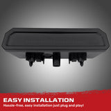 Jeep Wrangler JL 18-26 Ultra High Power Red OLED 3rd Brake Light Kit - Smoked & Clear Lens