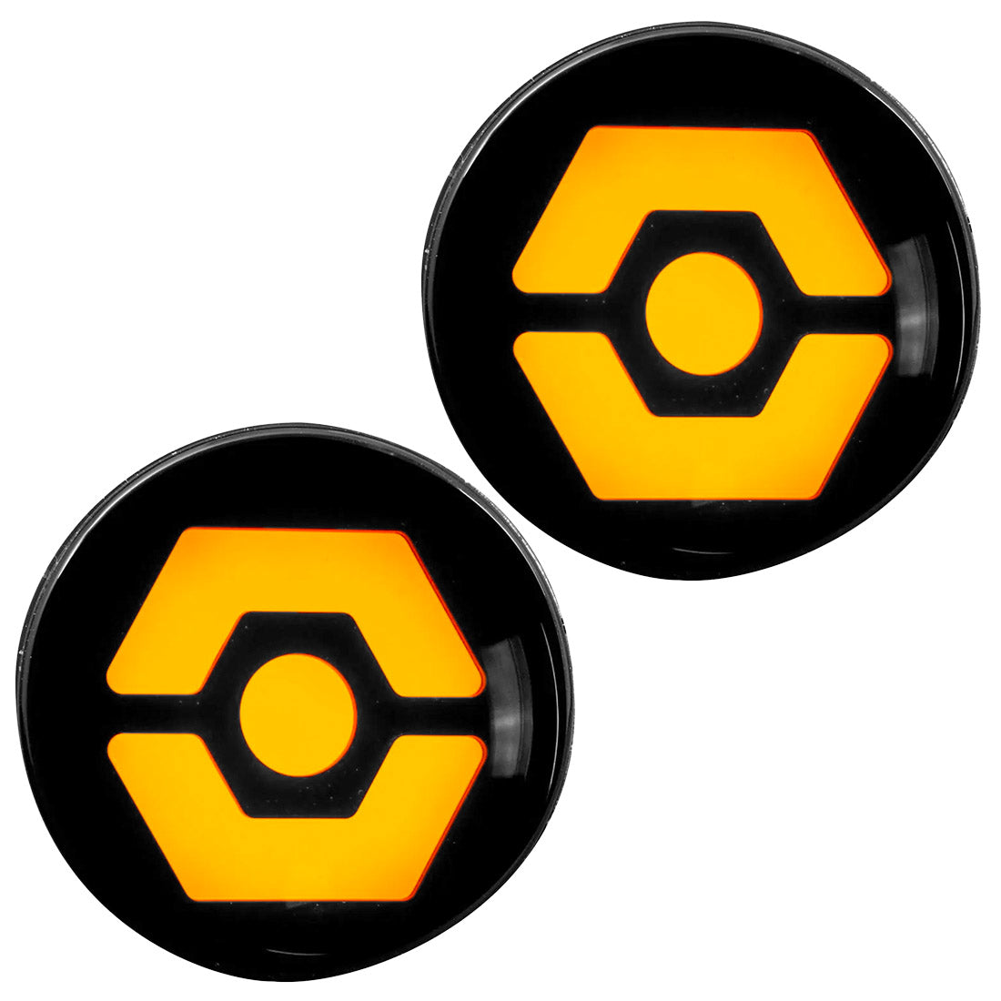 Jeep Wrangler JK 07-18 Front Ultra Bright Hexagon Under Headlight DRL & Turn Signals - Multiple Options