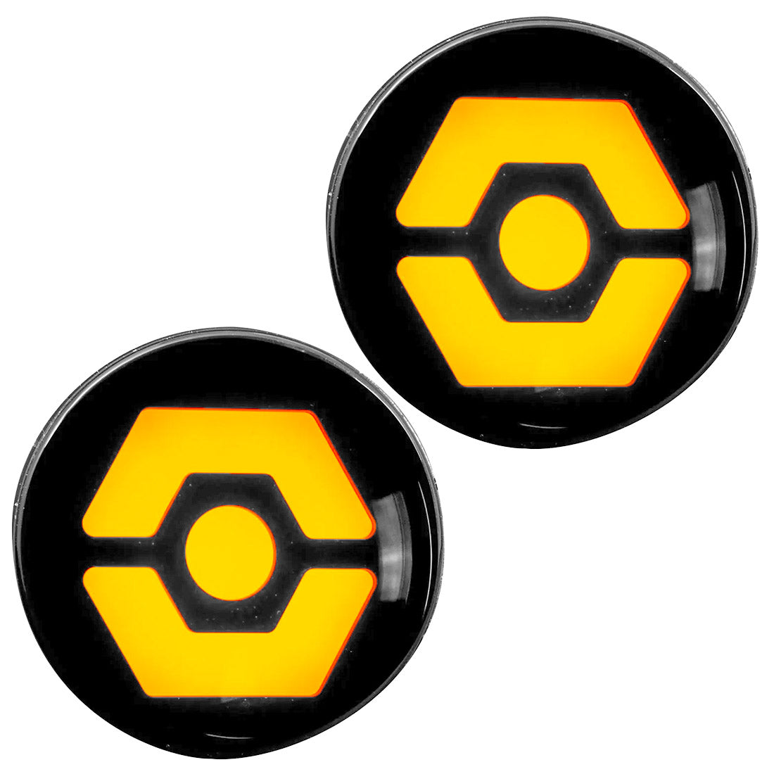 Jeep Wrangler JK 07-18 Front Ultra Bright Hexagon Under Headlight DRL & Turn Signals - Multiple Options