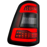 Dodge RAM 1500 25-26 Ultra Bright OLED Tail Lights Startup Light Sequence, Flashing Red Turn Signals (Replaces Factory/OEM Halogen Only) - Multiple Lens