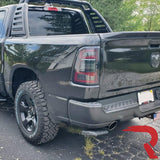 Dodge RAM 1500 25-26 Ultra Bright OLED Tail Lights Startup Light Sequence, Flashing Red Turn Signals (Replaces Factory/OEM Halogen Only) - Multiple Lens