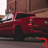 Dodge RAM 1500 19-24 Ultra Bright OLED Tail Lights w/ Scanning Red Turn Signals (Replaces OEM LED with *NO BLIS*) - Multiple Lens
