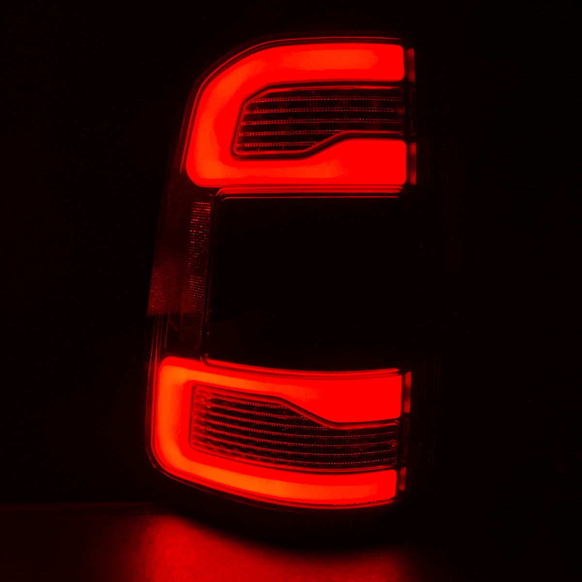 Dodge RAM 1500 25-26 Ultra Bright OLED Tail Lights Startup Light Sequence, Flashing Red Turn Signals (Replaces Factory/OEM Halogen Only) - Multiple Lens