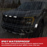 Ford 21-22 Raptor 7-Pc Fender & Hood Light Kit Smoked Lens White or Amber LED Running Lights w/ Startup Light Sequence