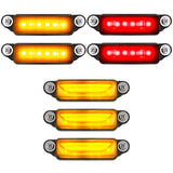 Dodge 21-26 RAM 1500 TRX 7-PC Fender & Hood Light Kit Smoked Lens White or Amber LED Running Lights w/ Startup Light Sequence - Multiple Options