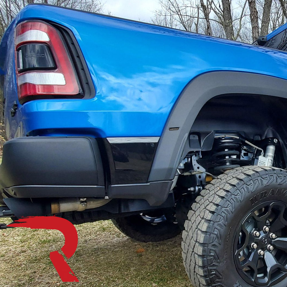 Dodge 21-26 RAM 1500 TRX 7-PC Fender & Hood Light Kit Smoked Lens White or Amber LED Running Lights w/ Startup Light Sequence - Multiple Options
