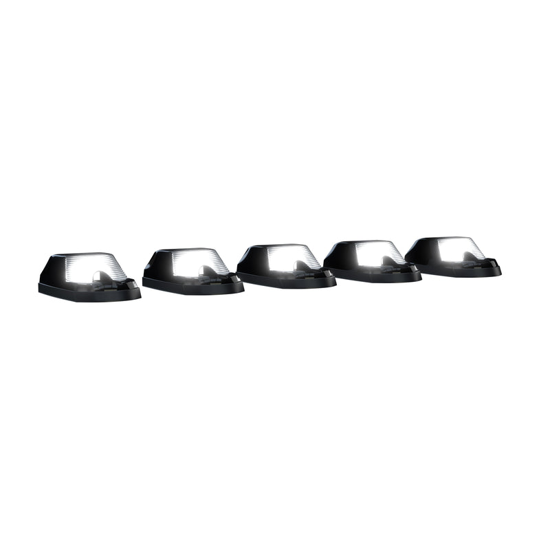 Ford Super Duty 17-22 5-PC Cab Roof Light Set 2-Way Front & Rear Facing Ultra High-Power LEDs (Replaces Factory/OEM Cab Lights Only) - Multiple Options