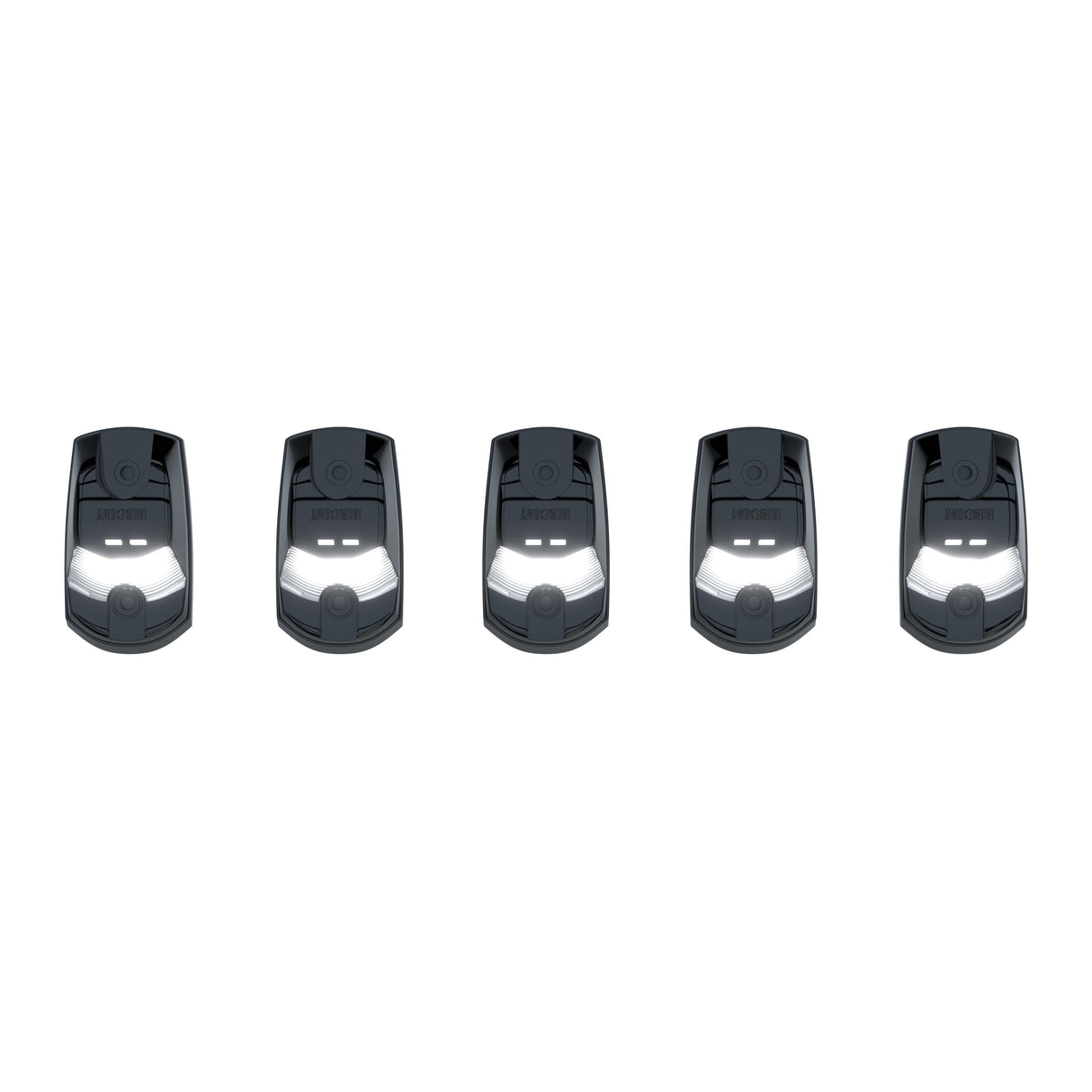 Ford Super Duty 17-22 5-PC Cab Roof Light Set 2-Way Front & Rear Facing Ultra High-Power LEDs (Replaces Factory/OEM Cab Lights Only) - Multiple Options