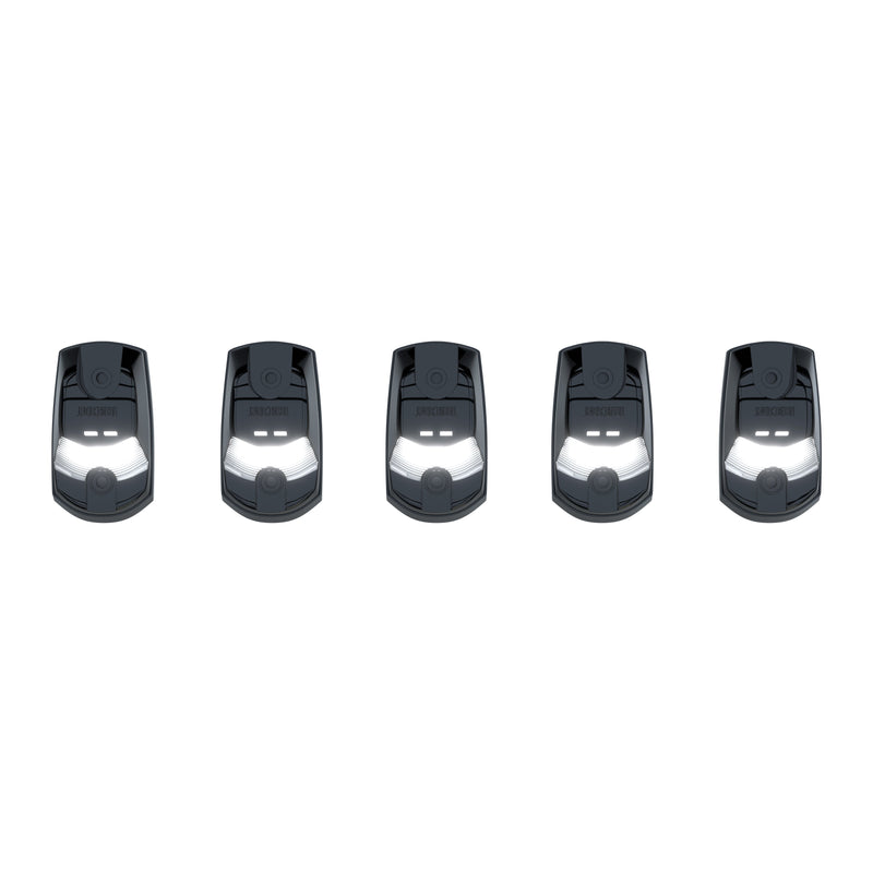 Ford Super Duty 17-22 5-PC Cab Roof Light Set 2-Way Front & Rear Facing Ultra High-Power LEDs (Replaces Factory/OEM Cab Lights Only) - Multiple Options