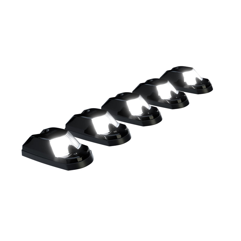 Ford Super Duty 17-22 5-PC Cab Roof Light Set 2-Way Front & Rear Facing Ultra High-Power LEDs (Replaces Factory/OEM Cab Lights Only) - Multiple Options