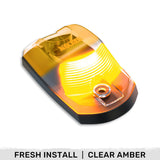 Ford Super Duty 17-26 Single 1-Piece Cab Roof Light 2-Way Front & Rear Facing Ultra High-Power LEDs Multiple Lens & Colors
