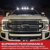 Ford Super Duty 17-25 5-Piece Cab Roof Light Set 2-Way Front & Rear Facing Ultra High-Power LEDs Multiple Lens & Colors - (ATTN: For models that DID NOT come with factory cab roof lights)
