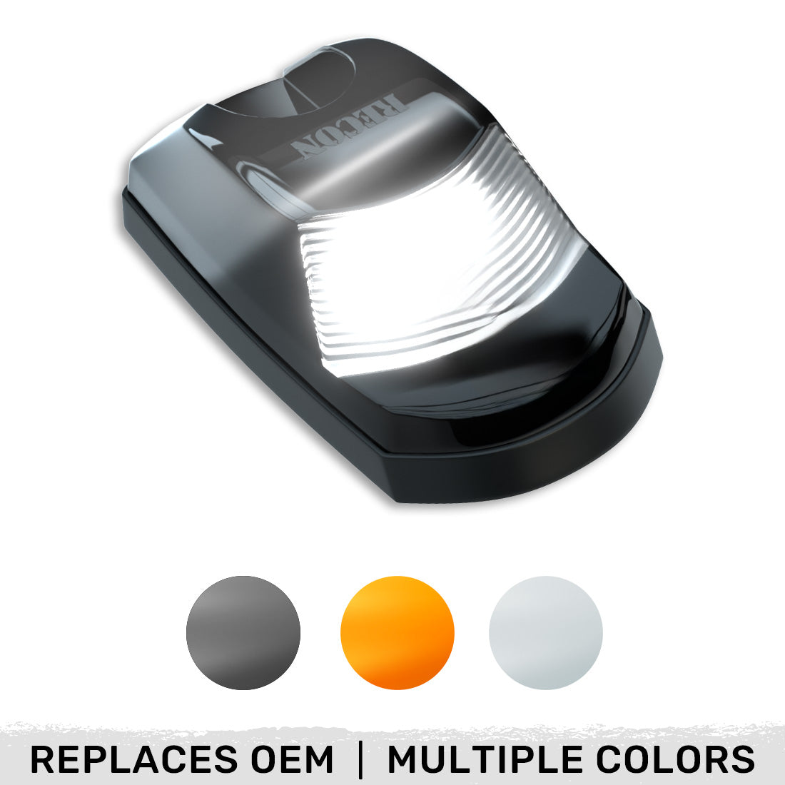 Ford Super Duty 17-22 Single 1-Piece Cab Roof Light 2-Way Front & Rear Facing Ultra High-Power LEDs (Replaces Factory/OEM Cab Roof Lights Only) - Multiple Options