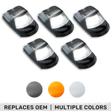 Ford Super Duty 17-22 5-PC Cab Roof Light Set 2-Way Front & Rear Facing Ultra High-Power LEDs (Replaces Factory/OEM Cab Lights Only) - Multiple Options