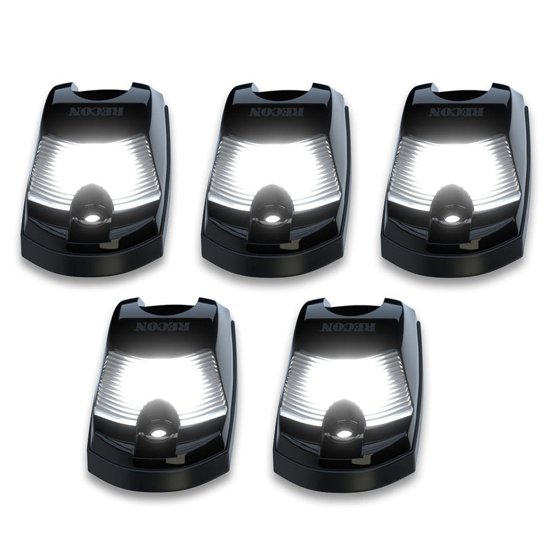 Ford Super Duty 17-22 5-PC Cab Roof Light Set 2-Way Front & Rear Facing Ultra High-Power LEDs (Replaces Factory/OEM Cab Lights Only) - Multiple Options