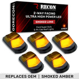 Ford Super Duty 17-22 5-PC Cab Roof Light Set 2-Way Front & Rear Facing Ultra High-Power LEDs (Replaces Factory/OEM Cab Lights Only) - Multiple Options