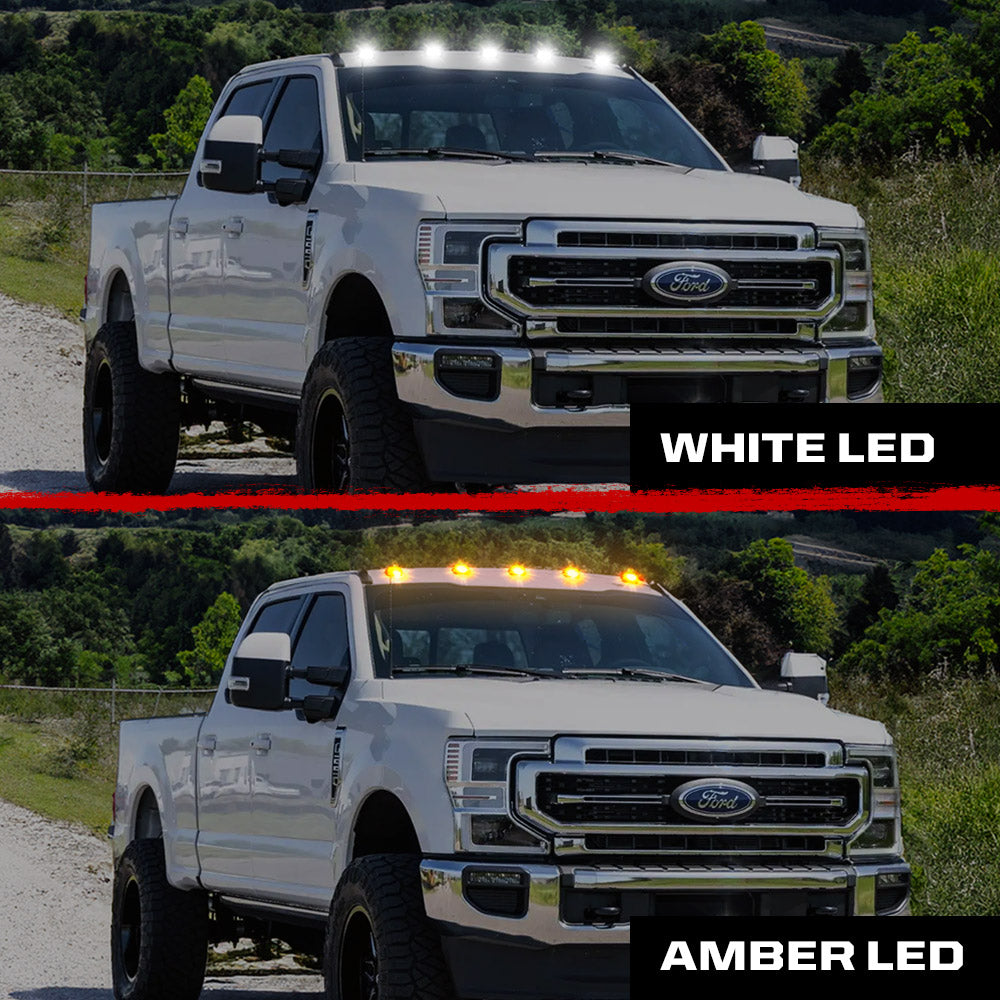 Ford Super Duty 17-22 (5-Piece) Cab Roof Light Kit Strobe LED White & Amber - Multiple Lens RECON Ford Super Duty 17-22 (5-Piece) Cab Roof Light Kit Strobe LED White & Amber - Multiple Lens Ford Super Duty 17-22 (5-Piece) Cab Roof Light Kit Strobe LED White & Amber - Multiple Lens Ford Super Duty 17-22 (5-Piece) Cab Roof Light Kit Strobe LED White & Amber - Multiple Lens Ford Super Duty 17-22 (5-Piece) Cab Roof Light Kit Strobe LED White & Amber - Multiple Lens