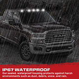 Dodge RAM HD 2500/3500 19-26 5 Piece Cab Roof Light Set 2-Way Front & Rear Facing Ultra High-Power LEDs Multiple Lens & Colors