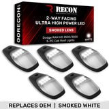 Dodge RAM HD 2500/3500 19-26 5 Piece Cab Roof Light Set 2-Way Front & Rear Facing Ultra High-Power LEDs Multiple Lens & Colors