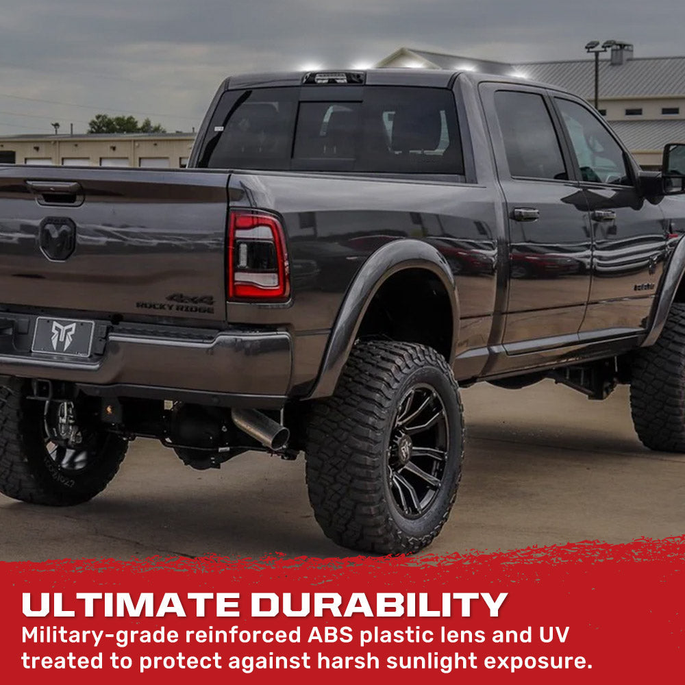 Dodge RAM HD 2500/3500 19-25 5 Piece Cab Roof Light Set 2-Way Front & Rear Facing Ultra High-Power LEDs Multiple Lens & Colors