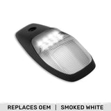 Dodge RAM HD 2500/3500 19-26 Single 1-Piece Cab Roof Light 2-Way Front & Rear Facing Ultra High-Power LEDs - Multiple Lens & Colors