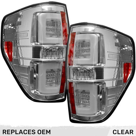 Ford F150 & Raptor 09-14 Ultra Bright OLED Tail Lights - Multiple Lens