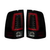 Dodge RAM 2500/3500 10-18 Ultra Bright OLED Tail Lights w/ Scanning Turn Signals (Replaces Factory Halogen Tail Lights) - Smoked Lens