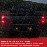 Dodge RAM 1500 Classic Body 09-24 Ultra Bright OLED Tail Lights w/ Scanning Turn Signals (Replaces Factory Halogen Tail Lights) - Smoked Lens