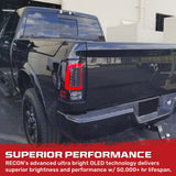 Dodge RAM 1500 Classic Body 09-24 Ultra Bright OLED Tail Lights w/ Scanning Turn Signals (Replaces Factory Halogen Tail Lights) - Smoked Lens