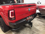 Dodge RAM 1500 2013-2018 Ultra Bright OLED Tail Lights Scanning Turn Signals (Replaces Factory LED Tail Lights)  - Smoked Lens