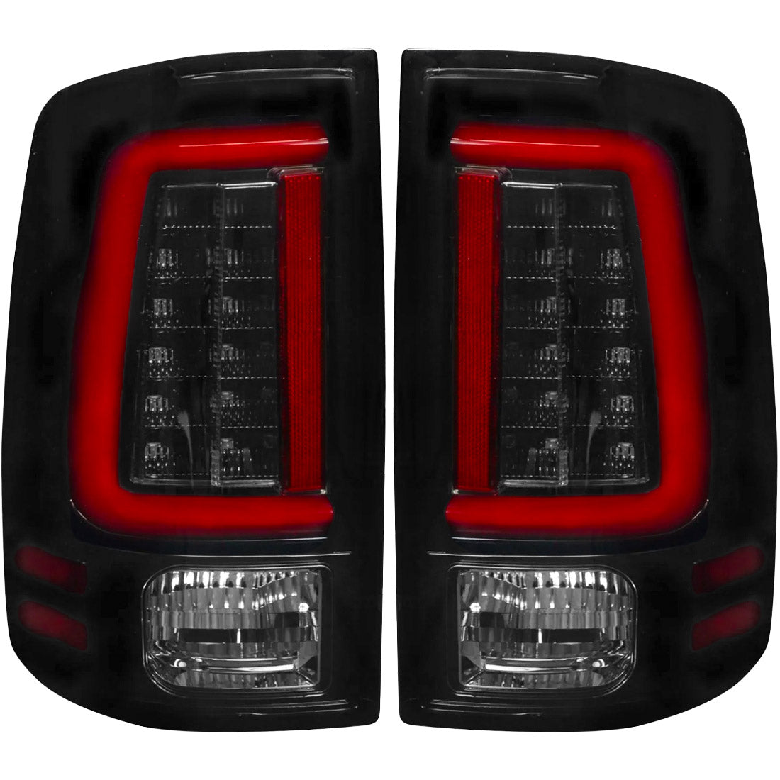 Dodge RAM 2500/3500 10-18 Ultra Bright OLED Tail Lights (Replaces Factory Halogen Only) - Multiple Lens