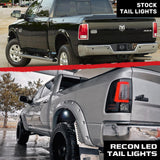 Dodge RAM 1500 (4th Gen) 09-18 Ultra Bright OLED Tail Lights (Replaces Factory Halogen Only) - Multiple Lens