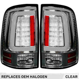 Dodge RAM 2500/3500 10-18 Ultra Bright OLED Tail Lights (Replaces Factory Halogen Only) - Multiple Lens