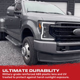 Ford 17-19 Super Duty LED Projector Headlights OLED DRL & Scanning Switchback LED Turn Signals - Multiple Styles