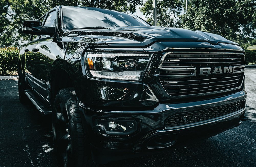 Dodge RAM 1500 19-24 5th Gen LED Projector Headlights OLED DRL Scanning Switchback LED Signals (Replaces Factory/OEM Halogen Only) - Multiple Styles