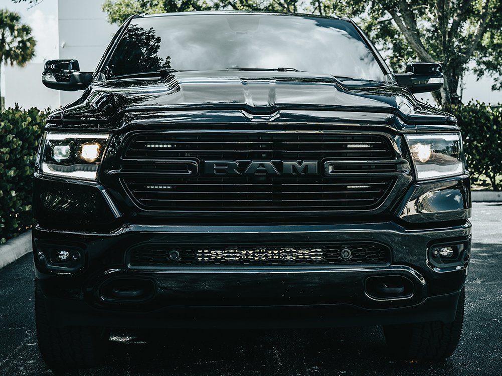 Dodge RAM 1500 19-24 5th Gen LED Projector Headlights OLED DRL Scanning Switchback LED Signals (Replaces Factory/OEM Halogen Only) - Multiple Styles