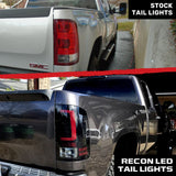 GMC Sierra 07-13 (Single Wheel Trucks) Tail Lights Ultra Bright OLED Running DRL Lights - Multiple Lens